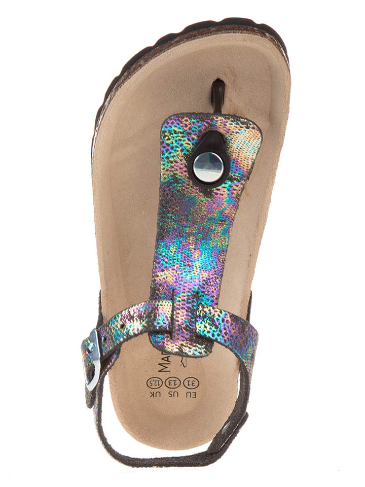 BIO PINGÜIN Sandalen in Schwarz/ Bunt günstig kaufen