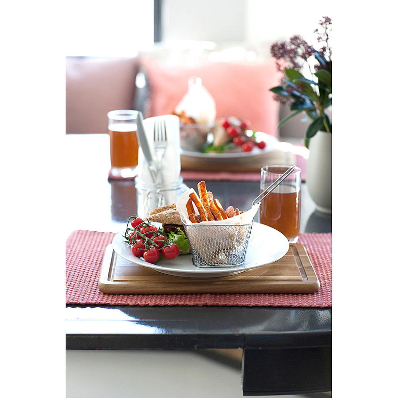 Cuisine Tallerken ø 21,5 cm dyp hvit porselen