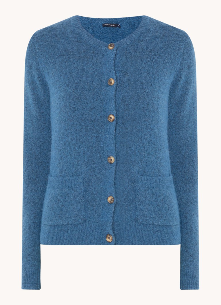 Vestă River Woods din tricot fin cu buzunare aplicate