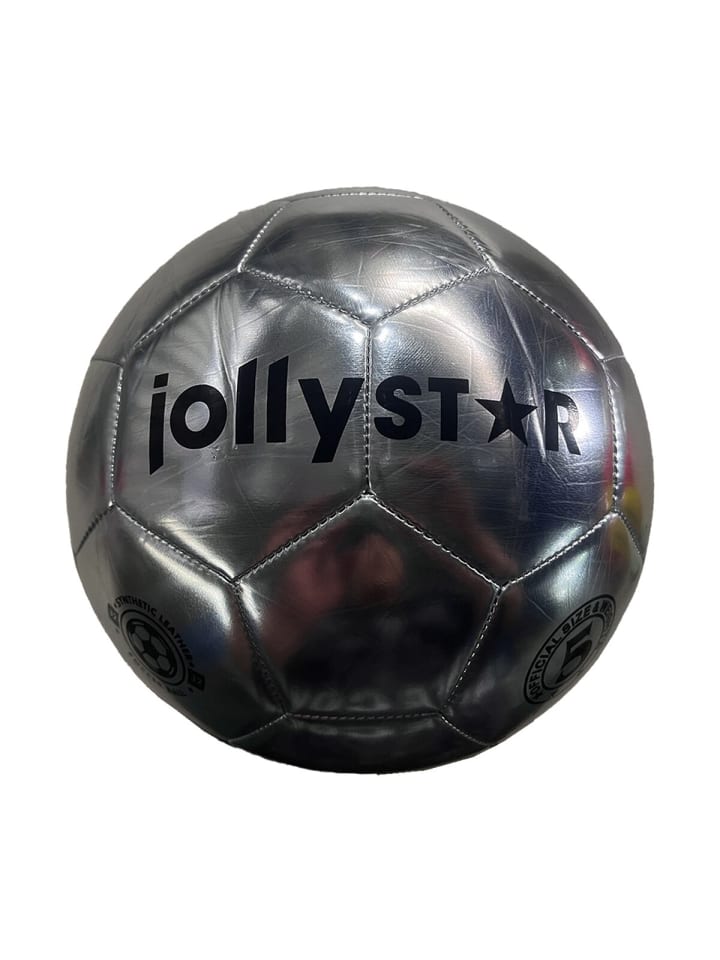 COFI 1453 JollyStar Fußball Größe 5 Trainingsball 32 Panel 420g Silberfarbe in Silber günstig kaufen 5