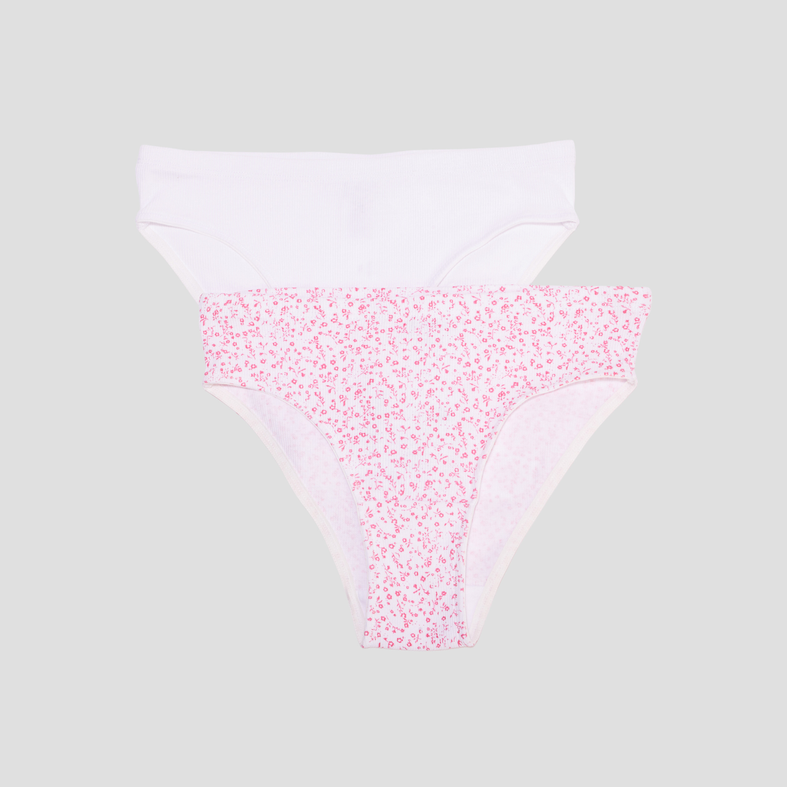 Lot 2 culottes côtelées coton blanc fille | La Halle