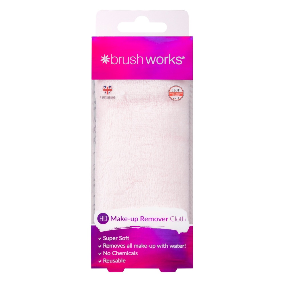 Brushworks Lingette Microfibre Démaquillante Nettoyage de la peau