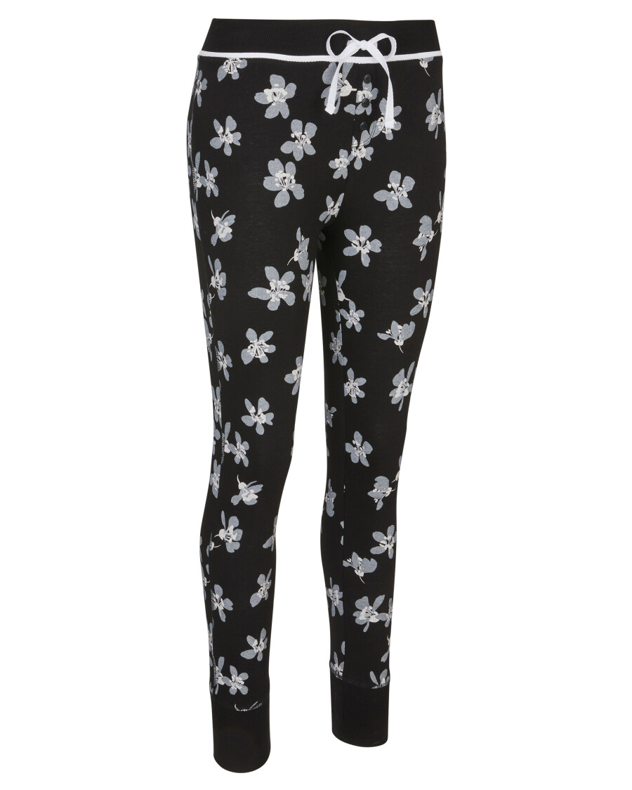 Geblümte Pyjamahose