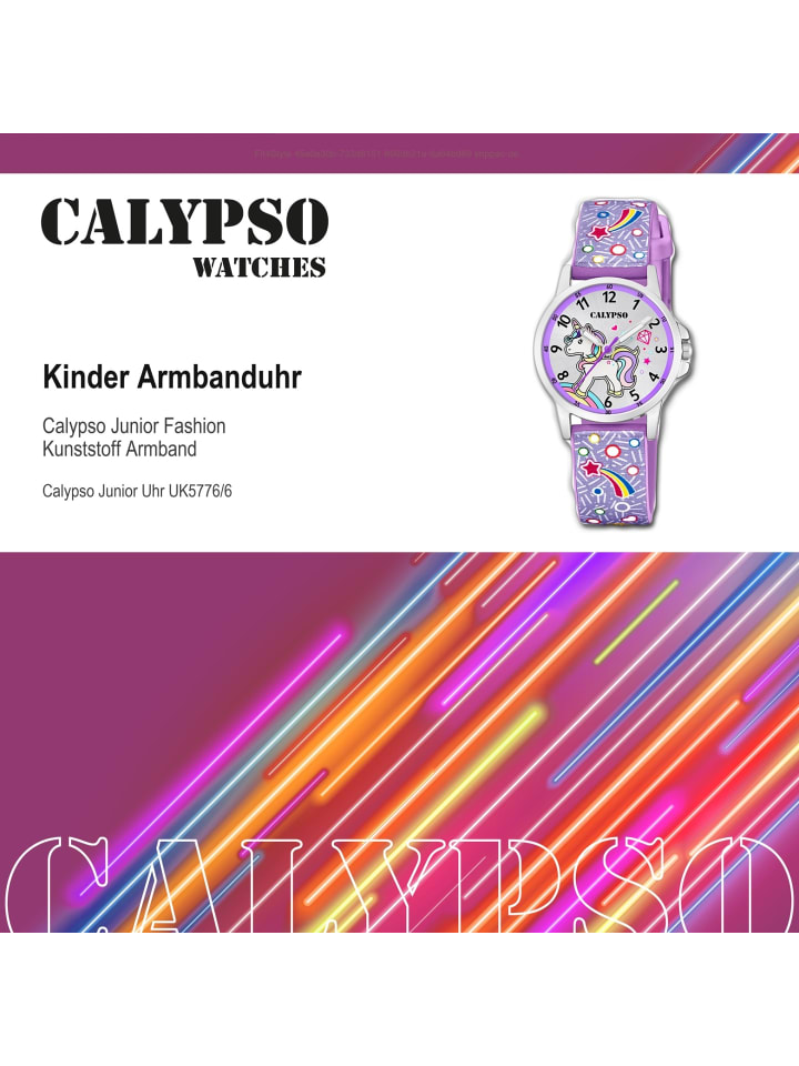 Calypso Analog-Armbanduhr Calypso Junior lila klein (ca. 27mm) günstig kaufen onesize