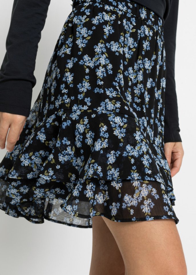 Minirock mit recyceltem Polyester