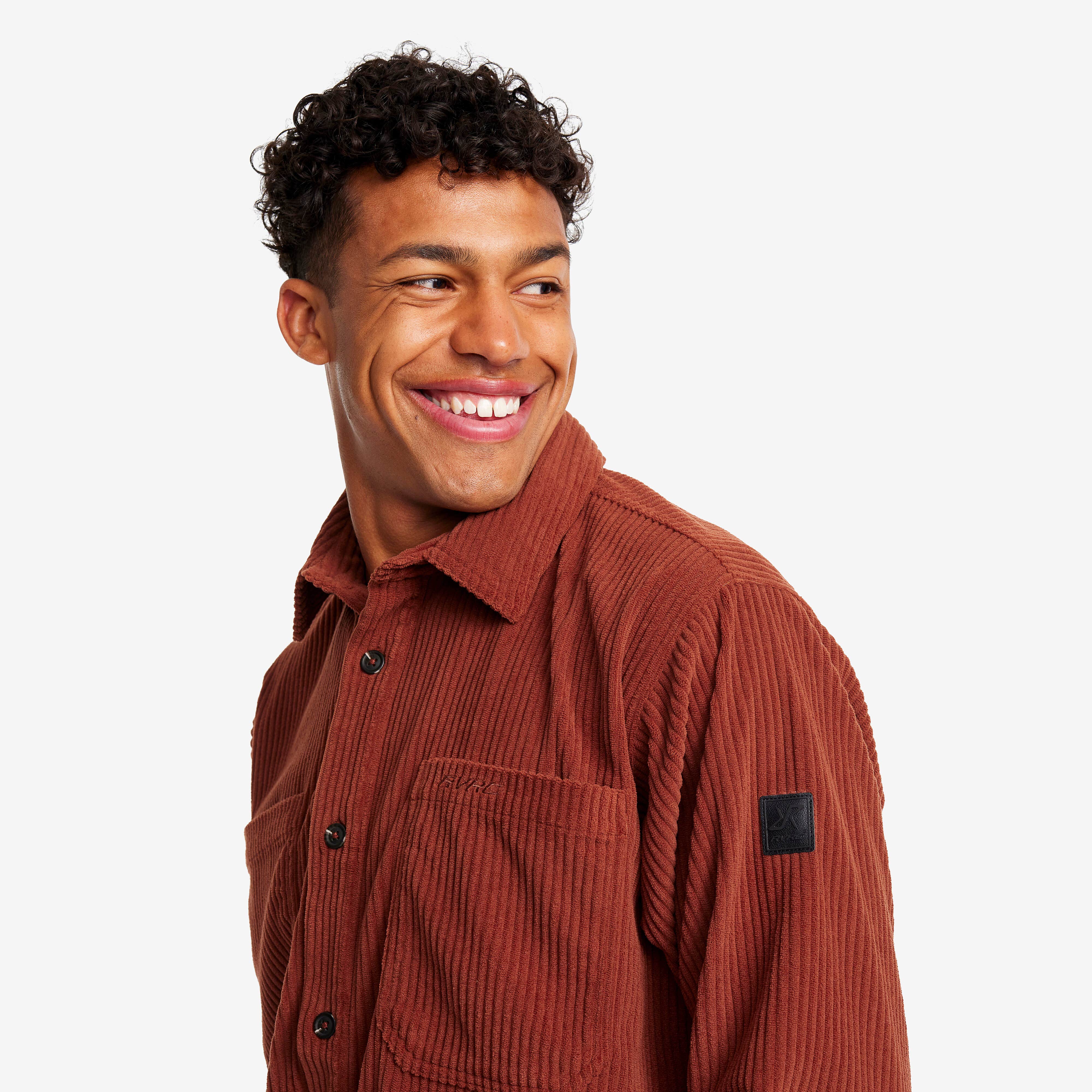 Cord Shirt Homme Smoked Paprika