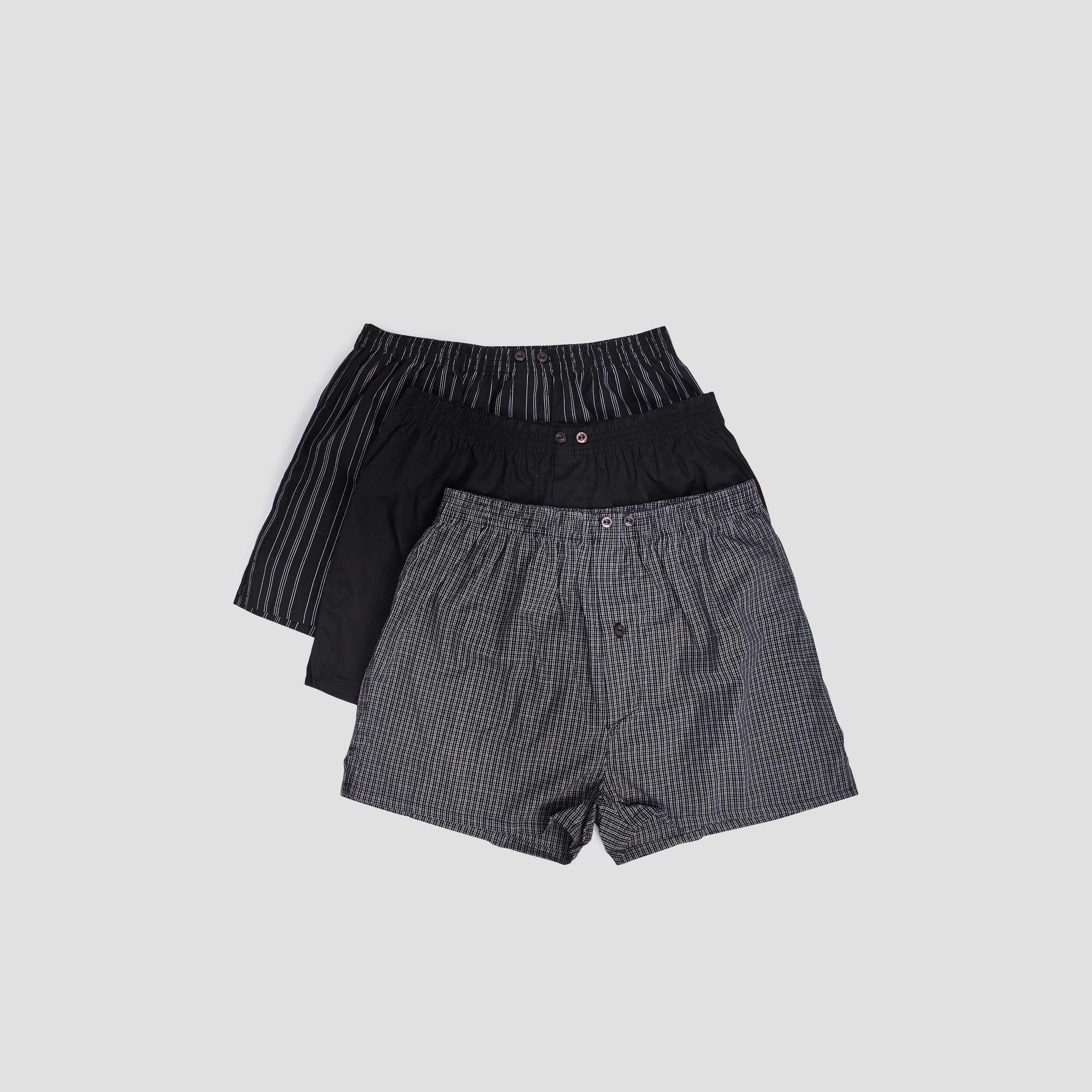 Lot 3 caleçons noir homme | La Halle