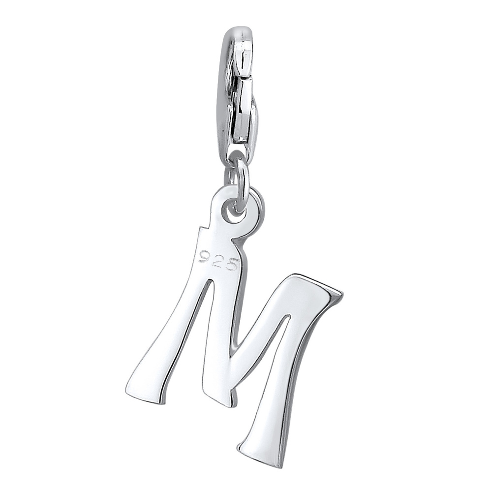 Nenalina Nenalina Amulette Pendentif Charm Lettre en argent sterling 925 pour tous les s p Pendentif