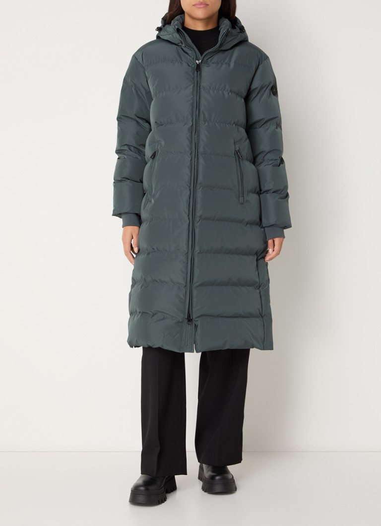 Airforce Grace quilted hooded jacket