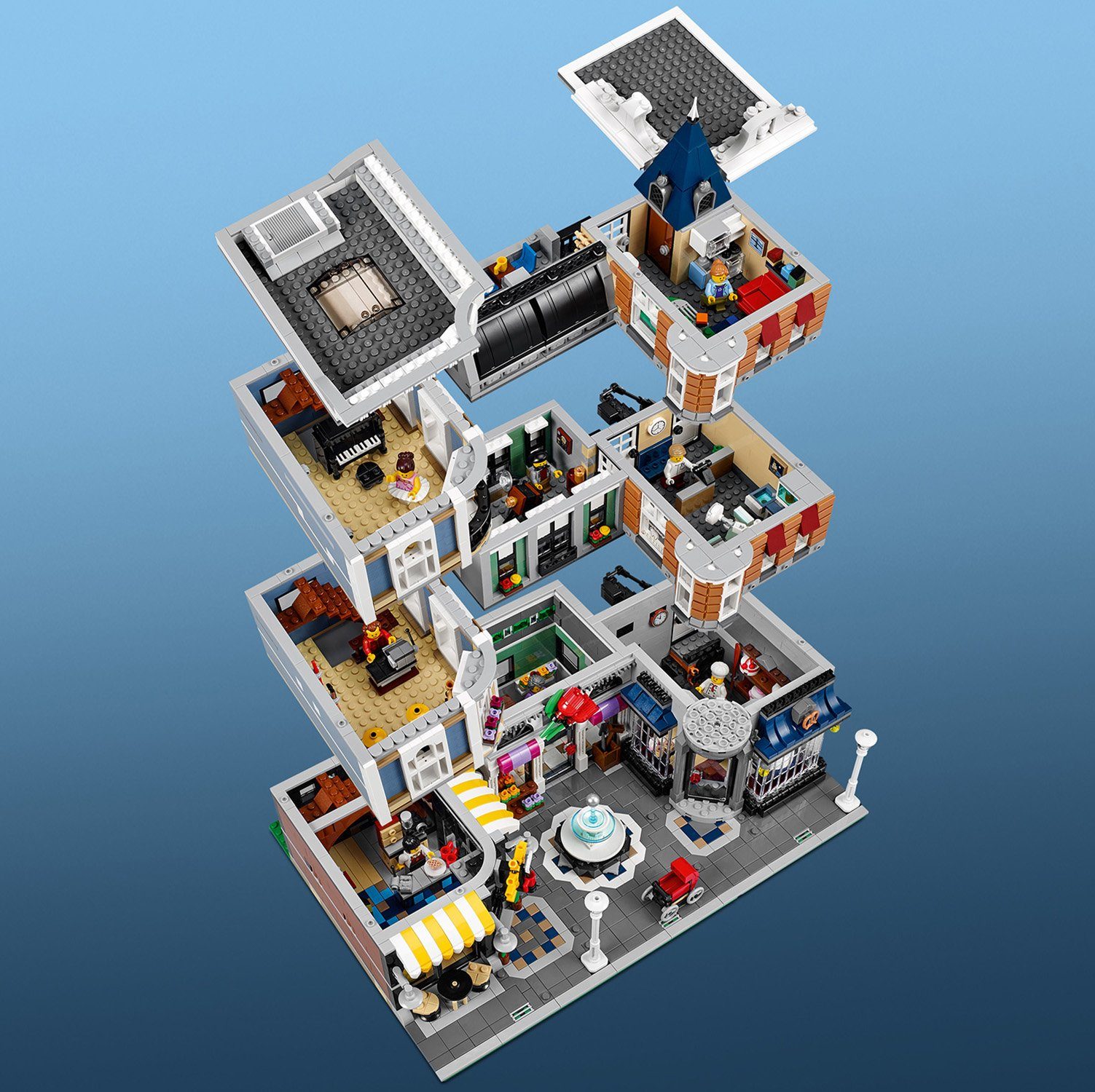 LEGO® Konstruktionsspielsteine LEGO® Creator Expert - Stadtleben, (Set, 4002 St)