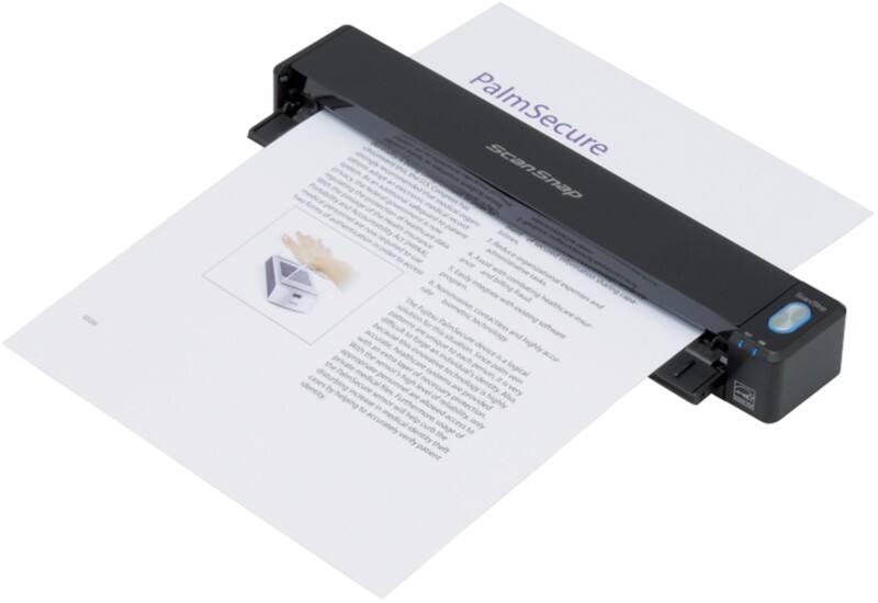 Fujitsu iX100 DIN A4 Tragbarer Dokumentenscanner 600 dpi Netzwerkkompatibel WiFi-Verbindung Schwarz