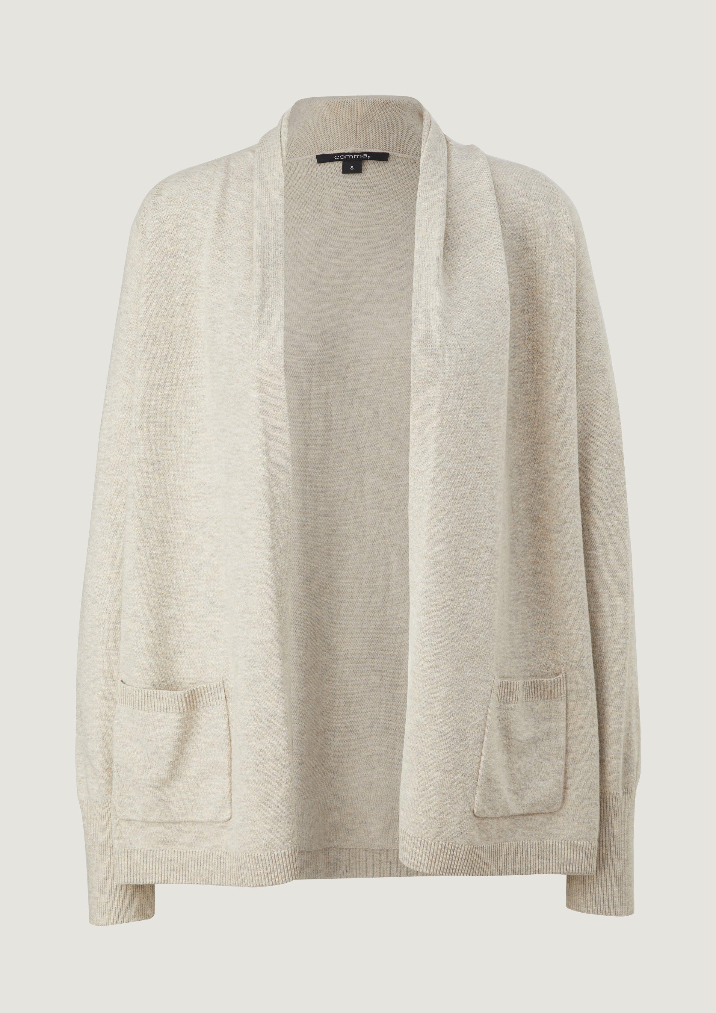 Jacke aus Viskosemix - helles beige