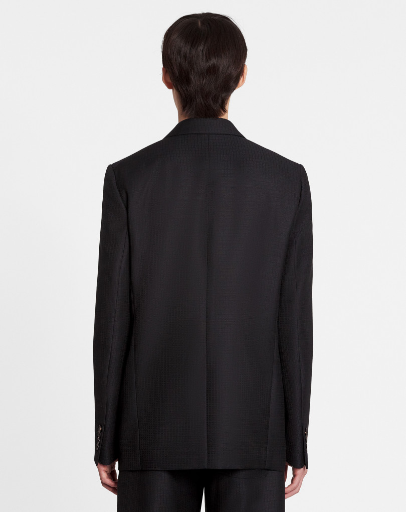 VESTE BOXY À DOUBLE BOUTONNAGE