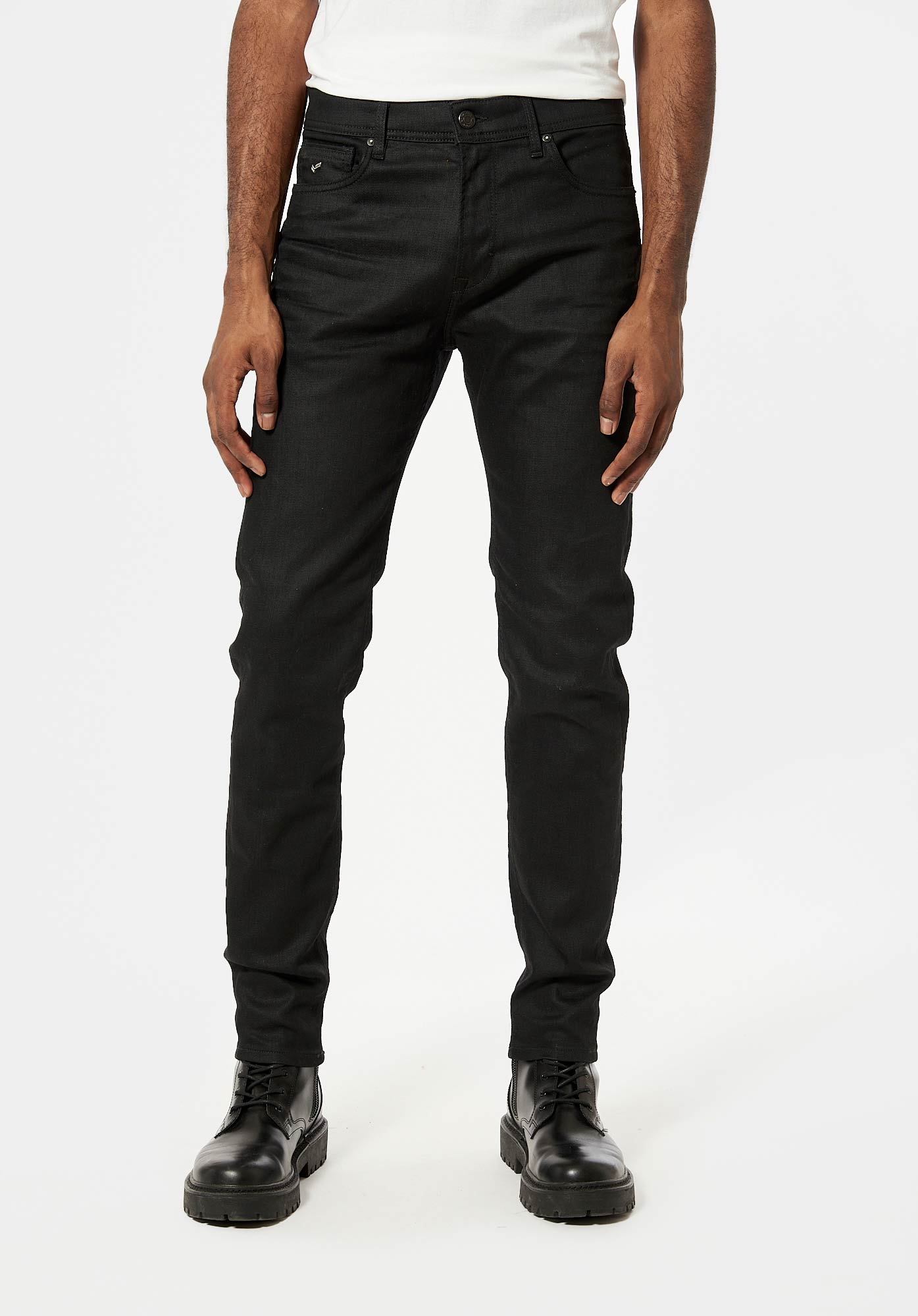 DARKK  Jean slim noir Homme
