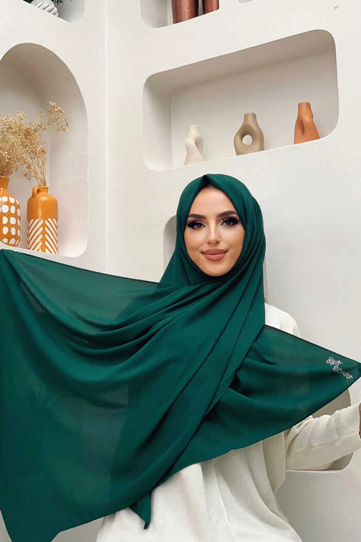 Bym Fashion  2025 Cwin Schal Smaragd