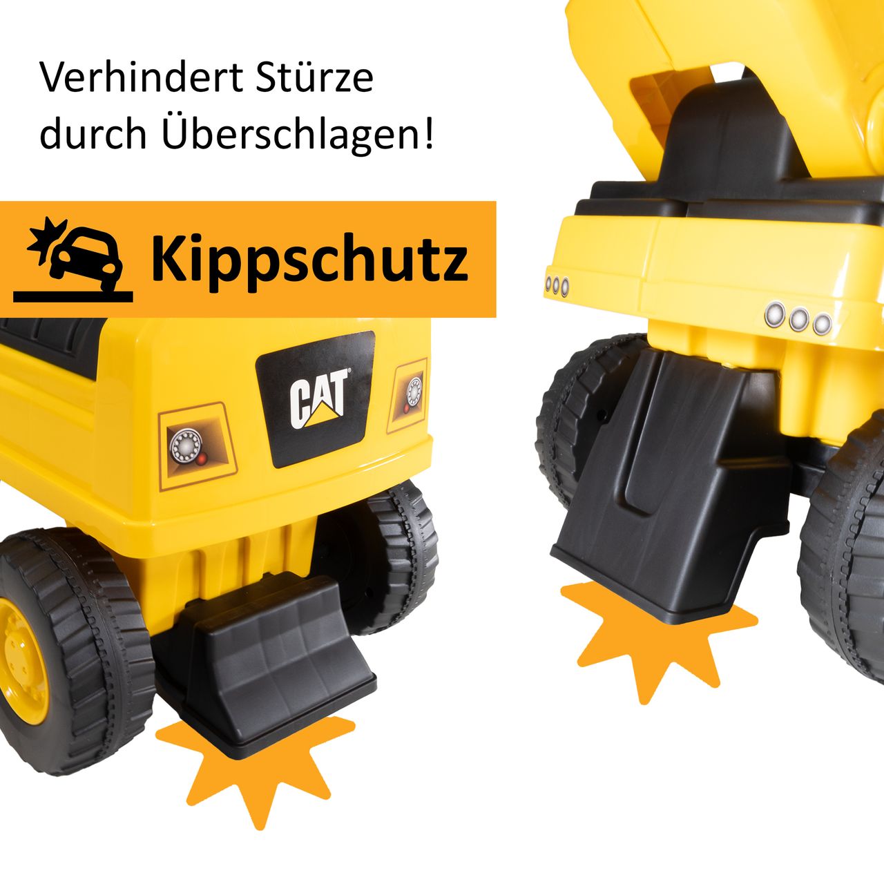 Lemodo Rutschauto Radlader, Bagger zum draufsitzen