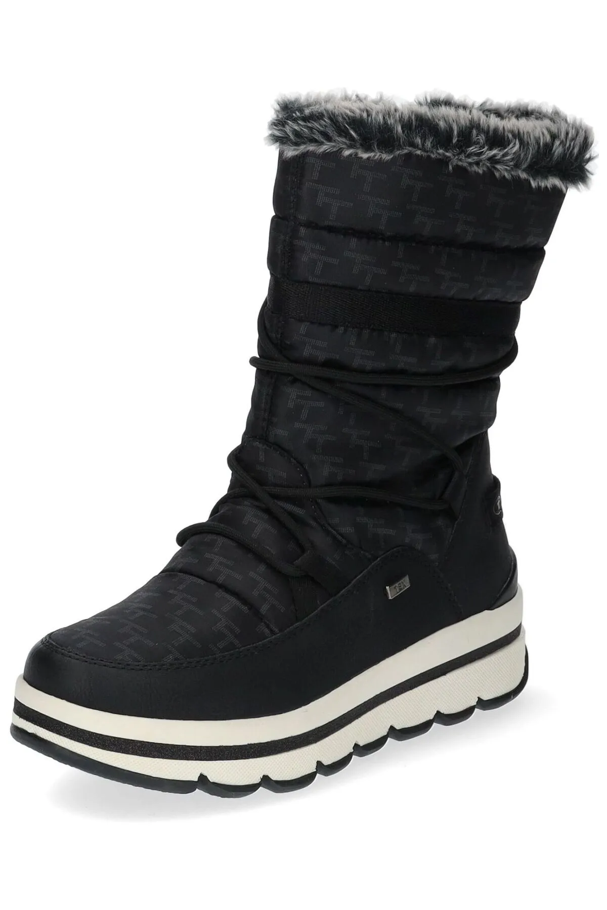 Tom Tailor  Stiefelette - Schwarz - Flacher Absatz
