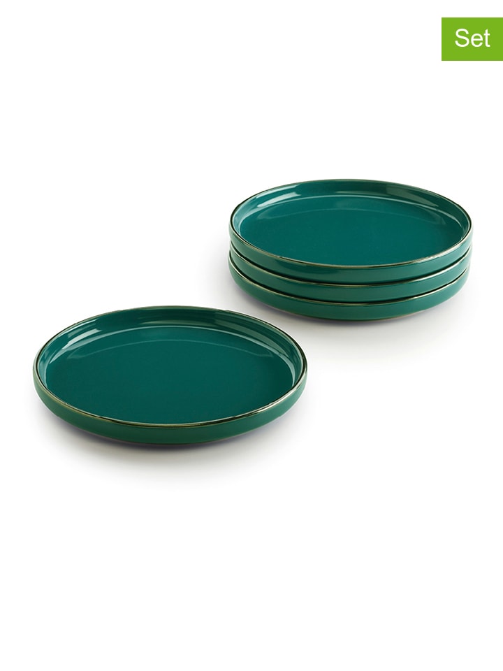 Sauter 4er-Set: Dessertteller in Grün - Ø 20,5 cm günstig kaufen onesize