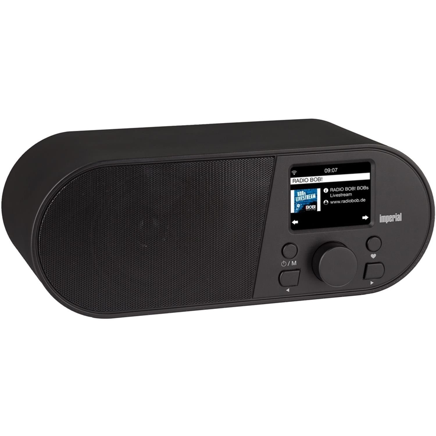 IMPERIAL by TELESTAR i105 Internetradio WLAN Mediaplayer USB DLNA Wecker Appsteuerung Internet-Radio (Internetradio, 5 W, Steuerung über kostenlose App)