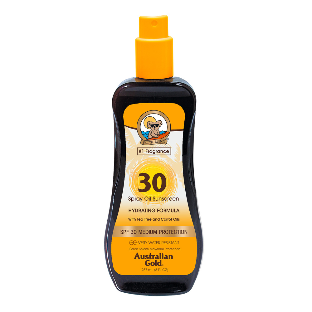 australian gold SPF 30 Spray Huile 237 ml Huile solaire