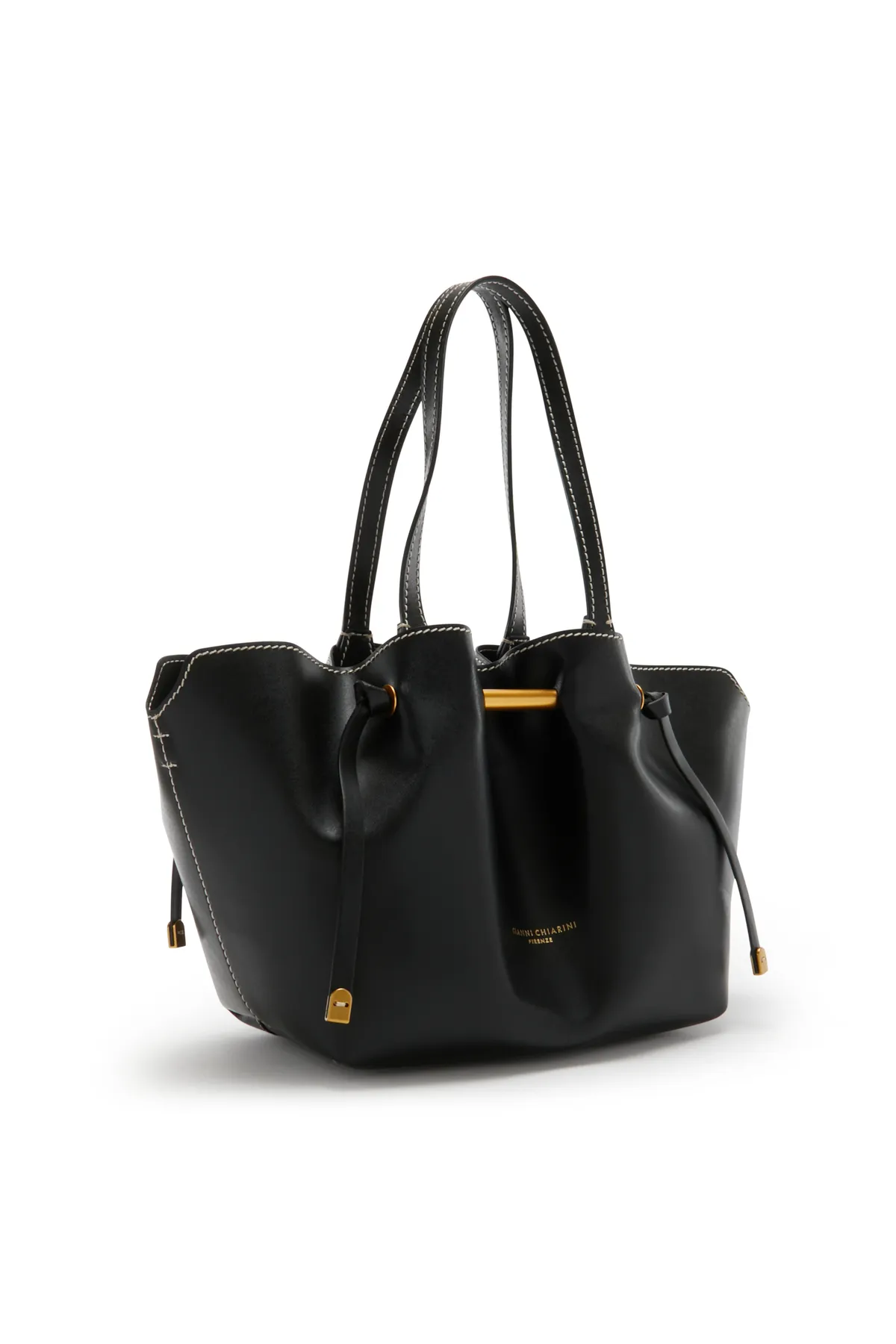 GIANNI CHIARINI  Damen Schultertasche Schwarz Bs-10630-prck-1