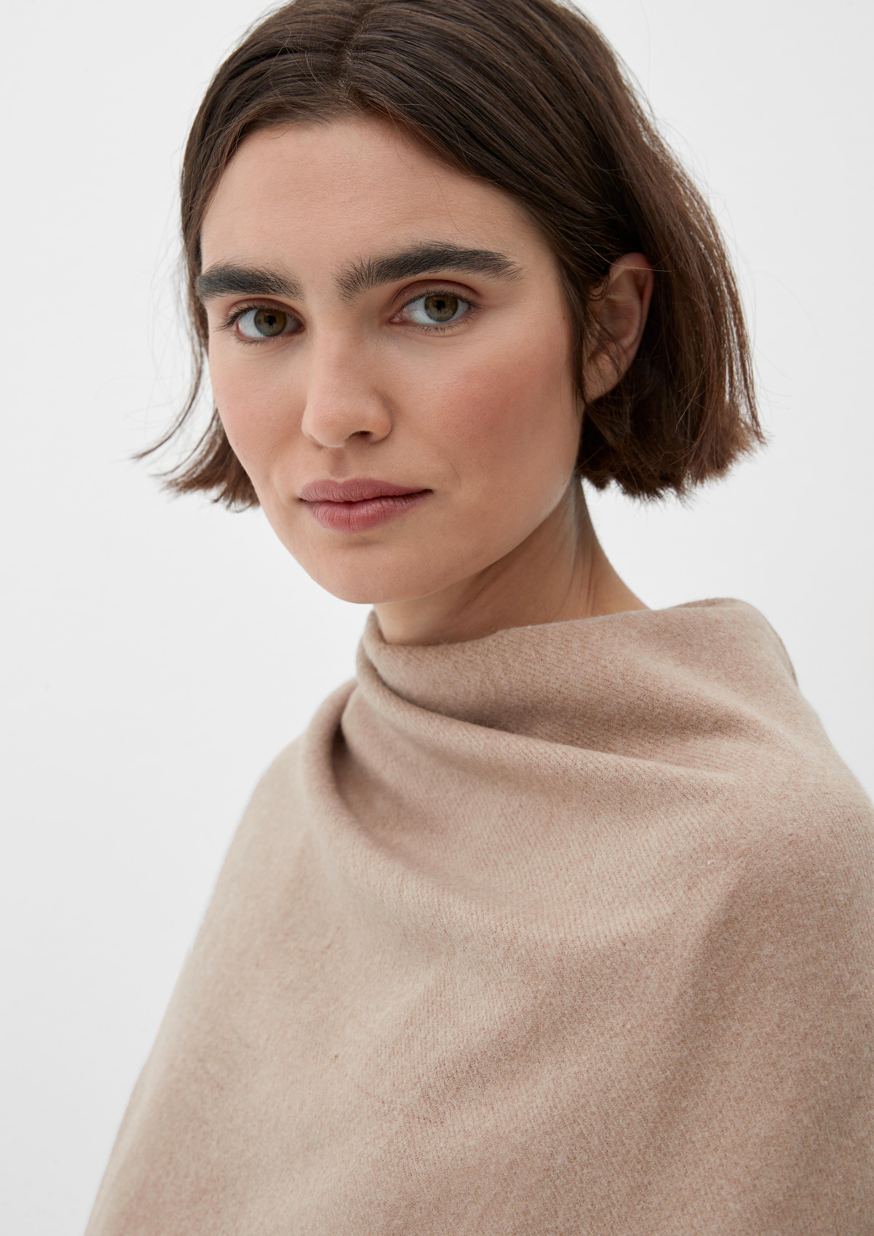 Poncho aus Viskosemix  2123619-8166