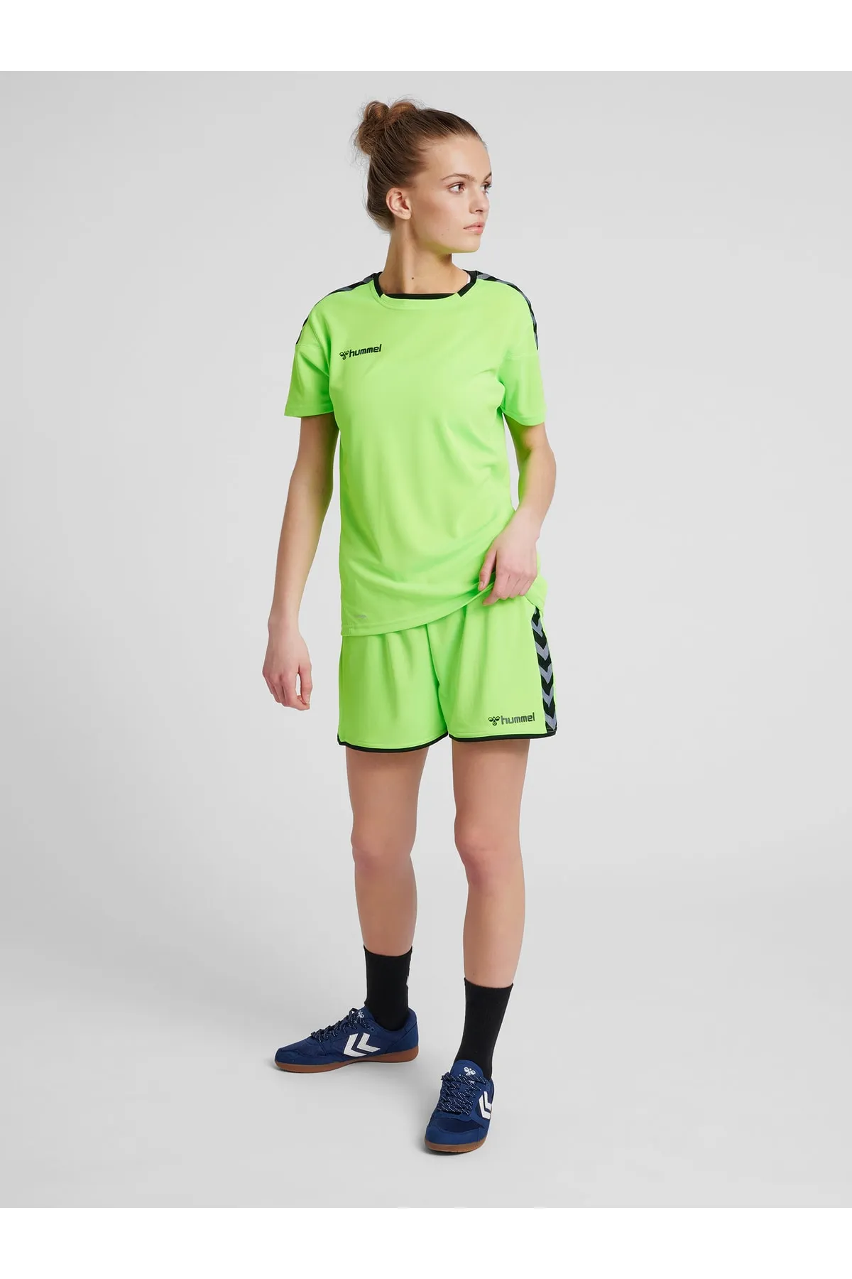 hummel  Kurze Sporthose - Grün - Mittlerer Bund