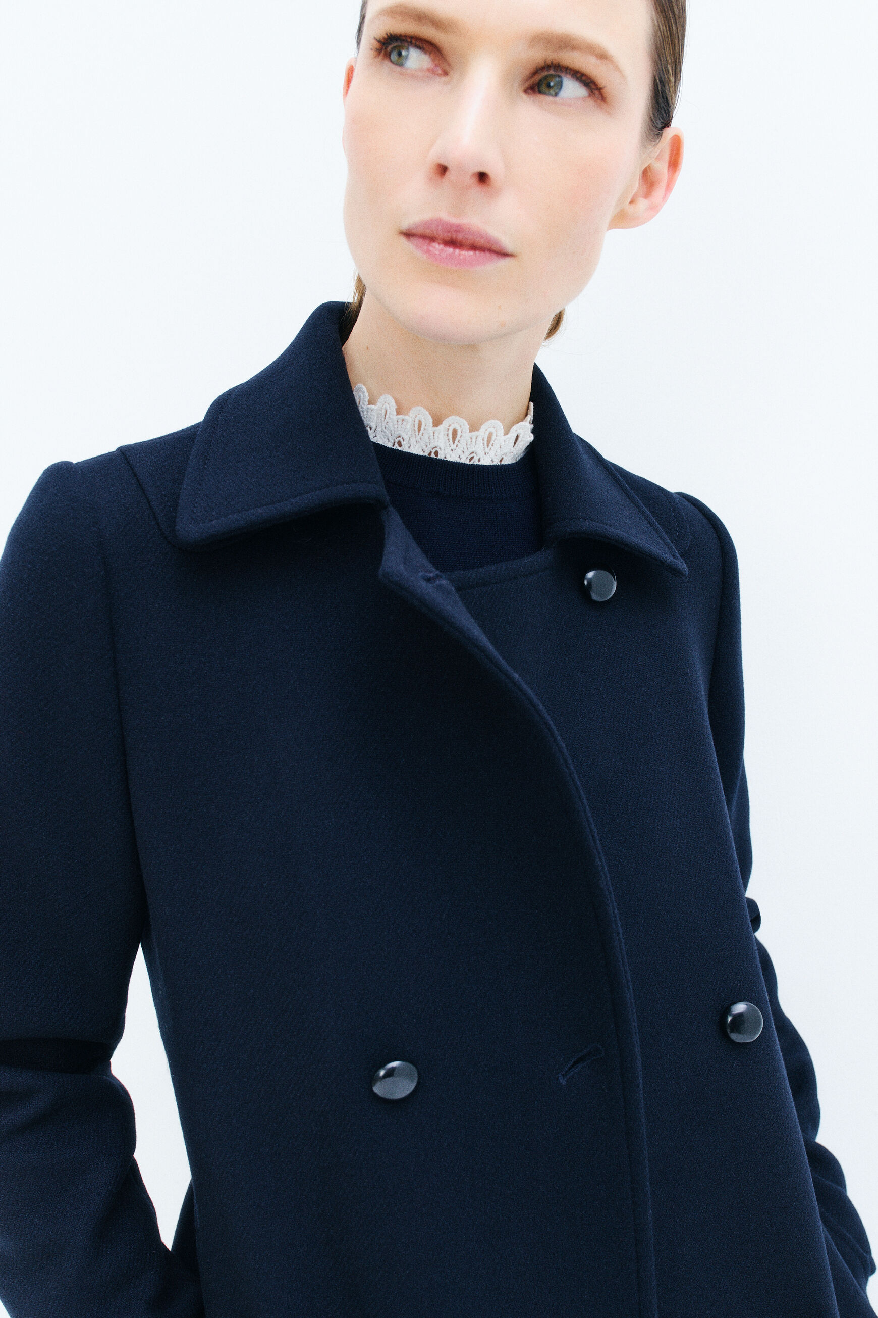 manteau merlin bleu marine femme