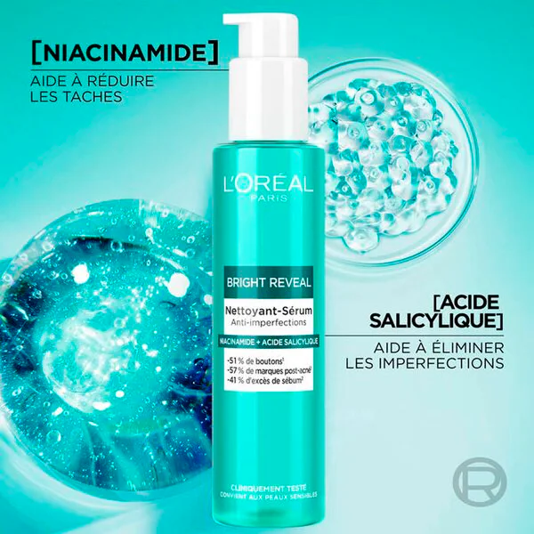 L'Oréal Paris Bright Reveal -kasvojenpuhdistusaine 150ml