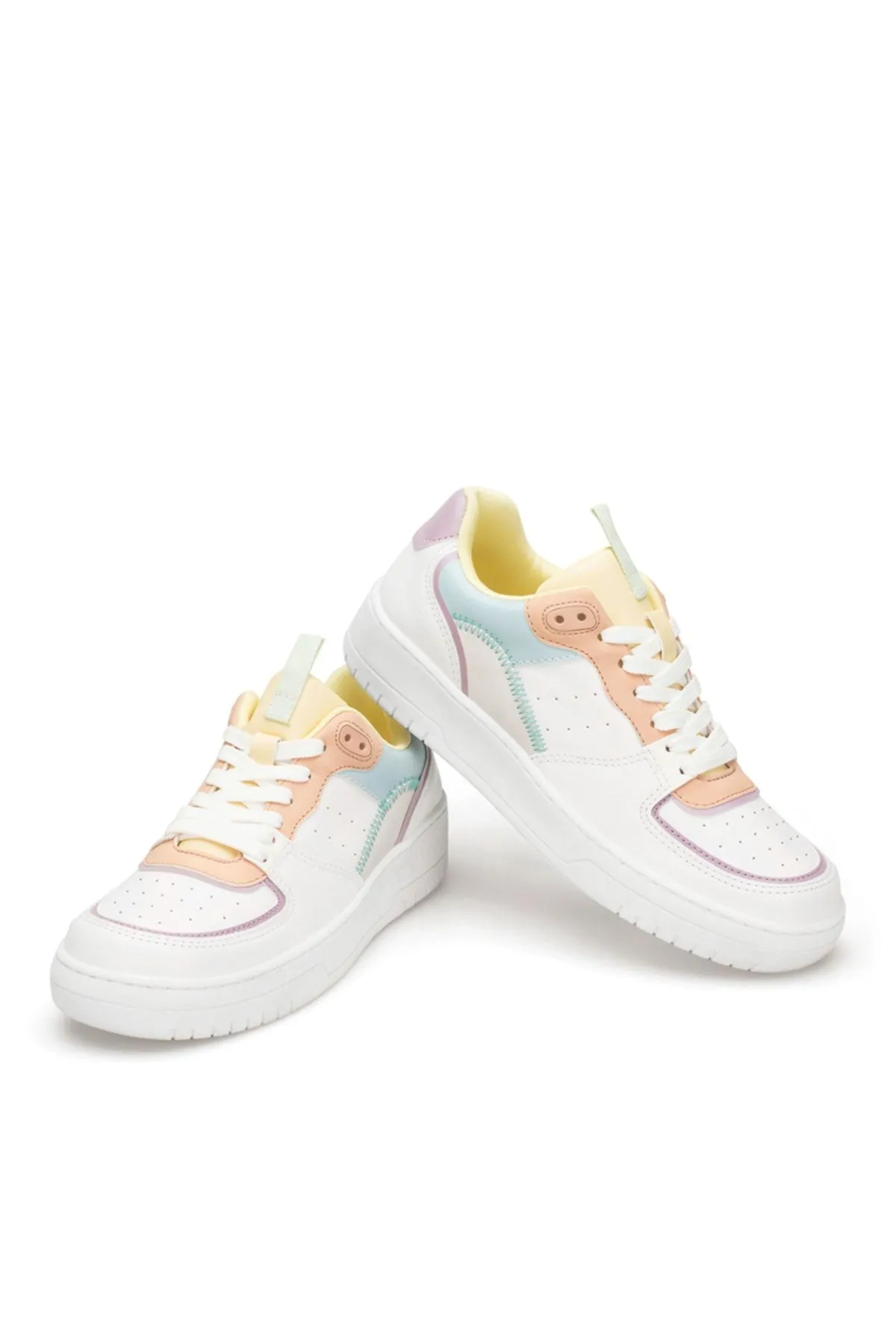 DARK SEER  Ds Alley Damen-Sneaker in Weiß, Gelb, Blau