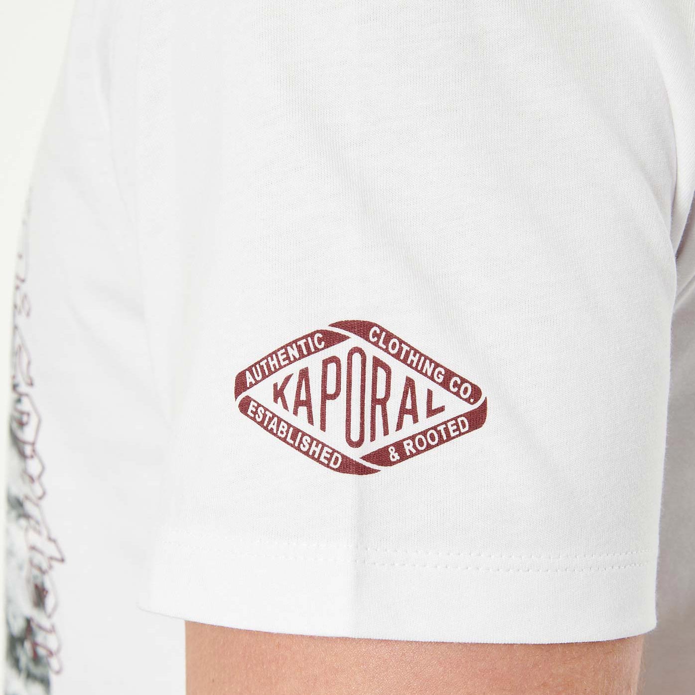 RAZI   T-shirt blanc homme 100% coton