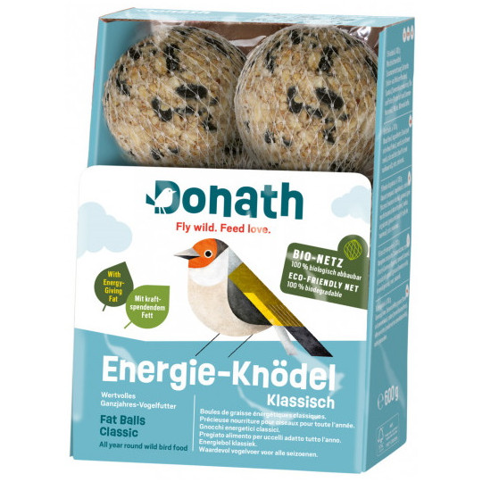 Donath Vogelfutter Energie Knödel Klassisch Bio-Netz 600G