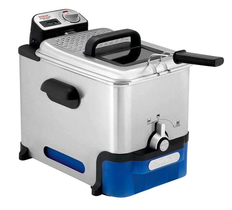 Tefal Fritteuse FR8040 2300 W Rostfreier Stahl Schwarz, Silber 3.5 L