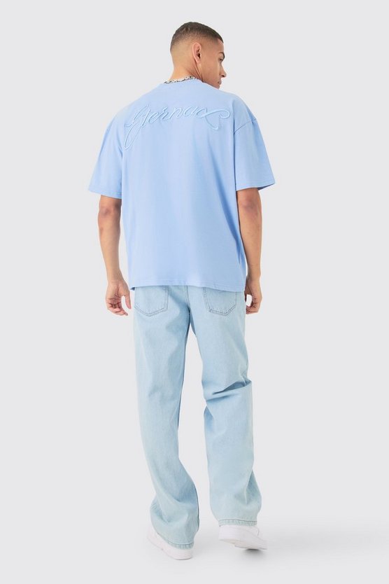 Oversize T-Shirt mit Slogan