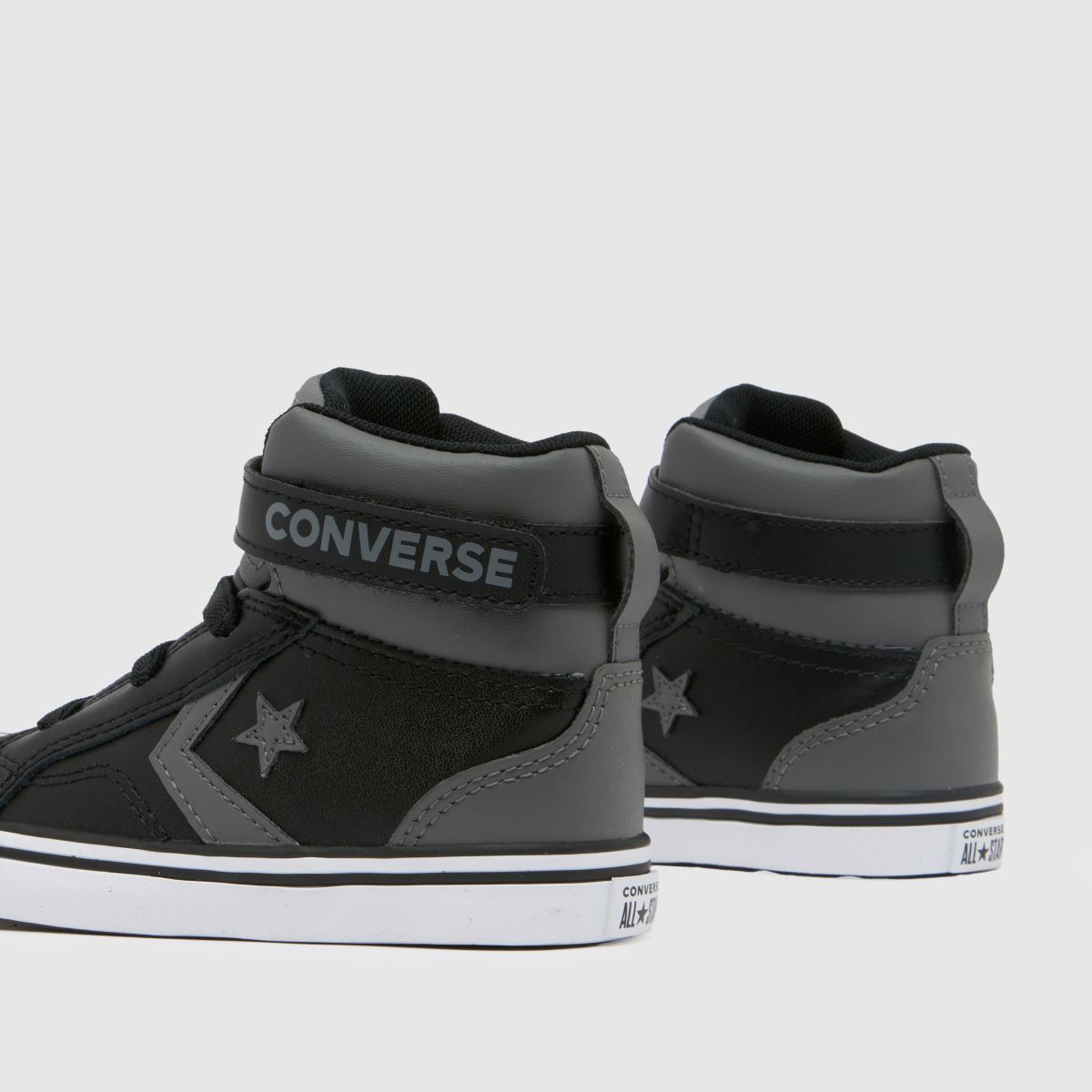 Converse szürke és fekete Pro Blaze Easy On fiús kisgyermek tornacipő