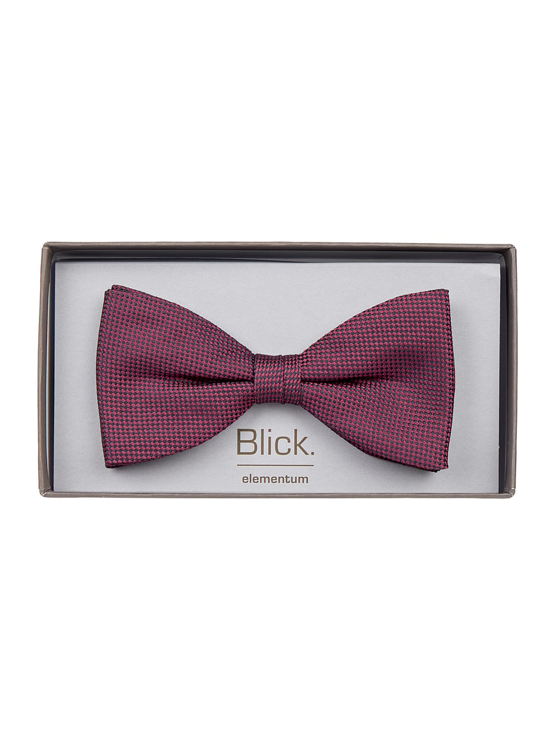 Fliege aus reiner Seide in fuchsia