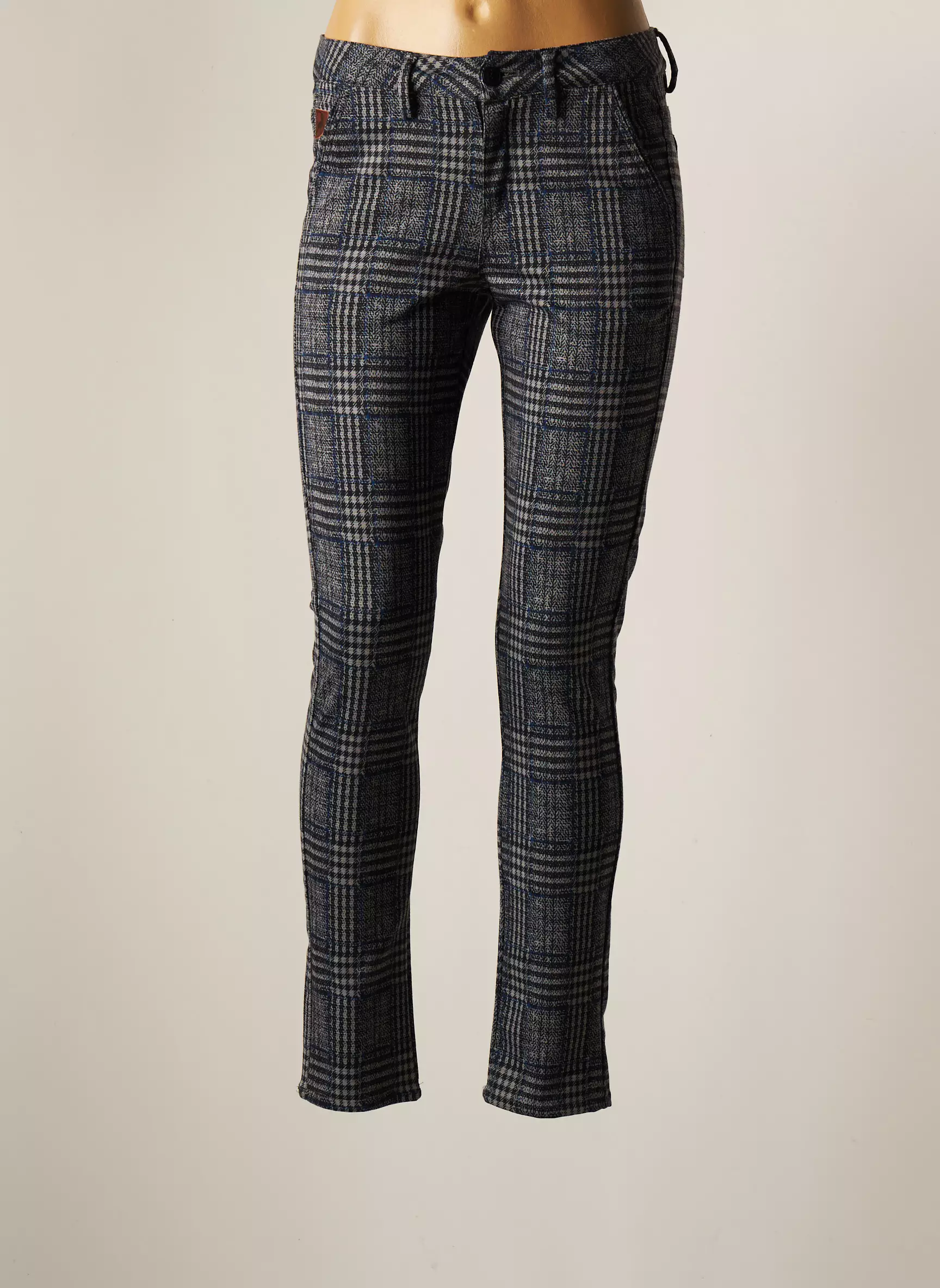 Lois Pantalons Slim Femme couleur bleu