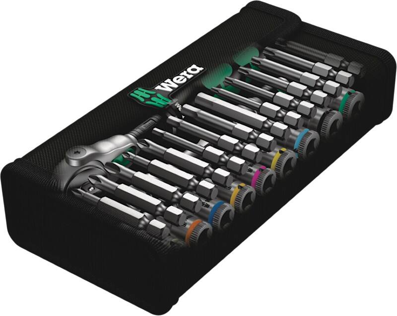 WERA 8100 SA 6 Zyklop Speed-Knarrensatz, 1/4