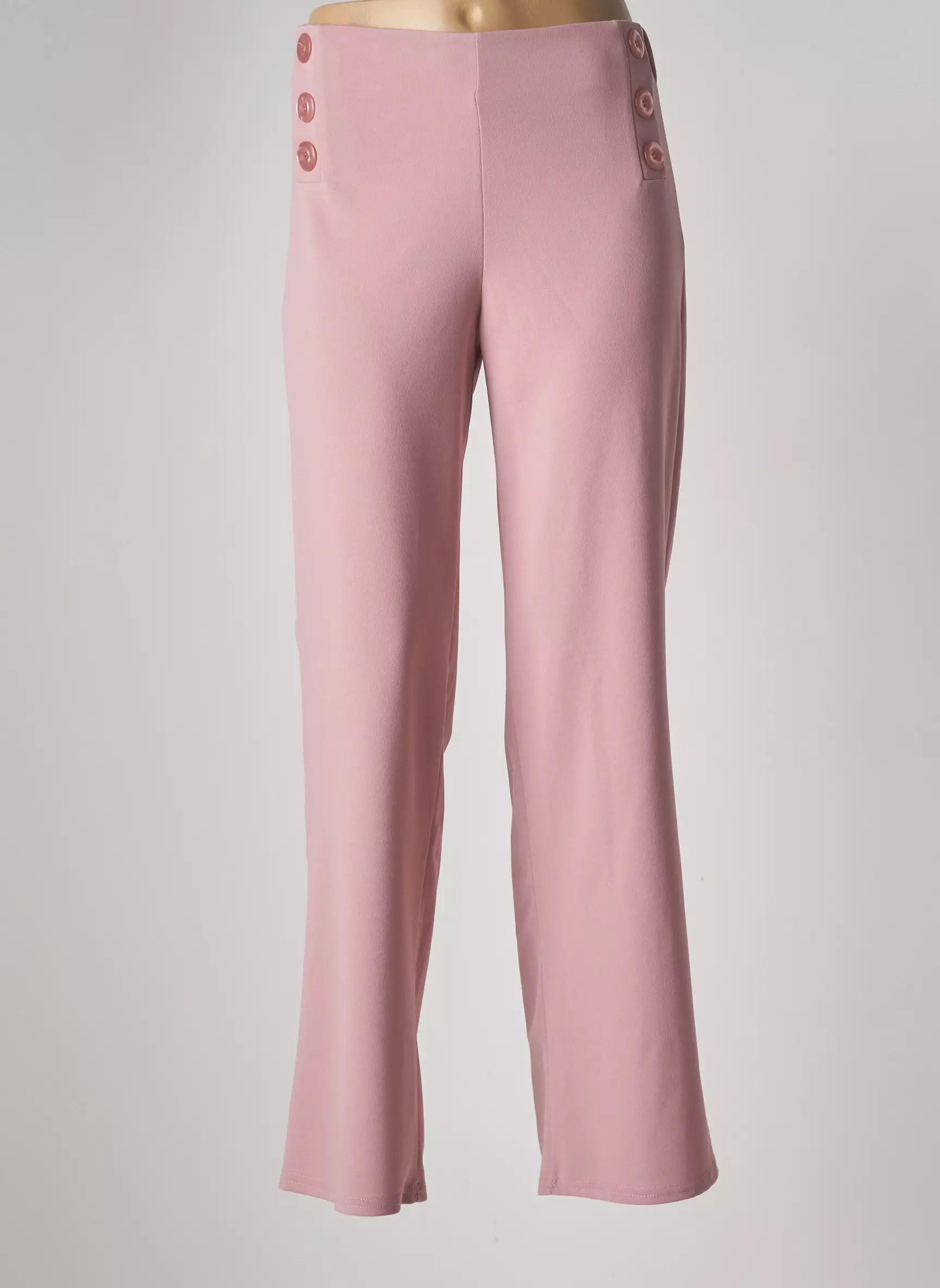 Multiples Pantalons Larges Femme couleur rose