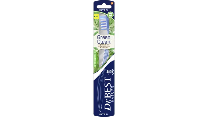 Dr.BEST GreenClean mittel Zahnbürste