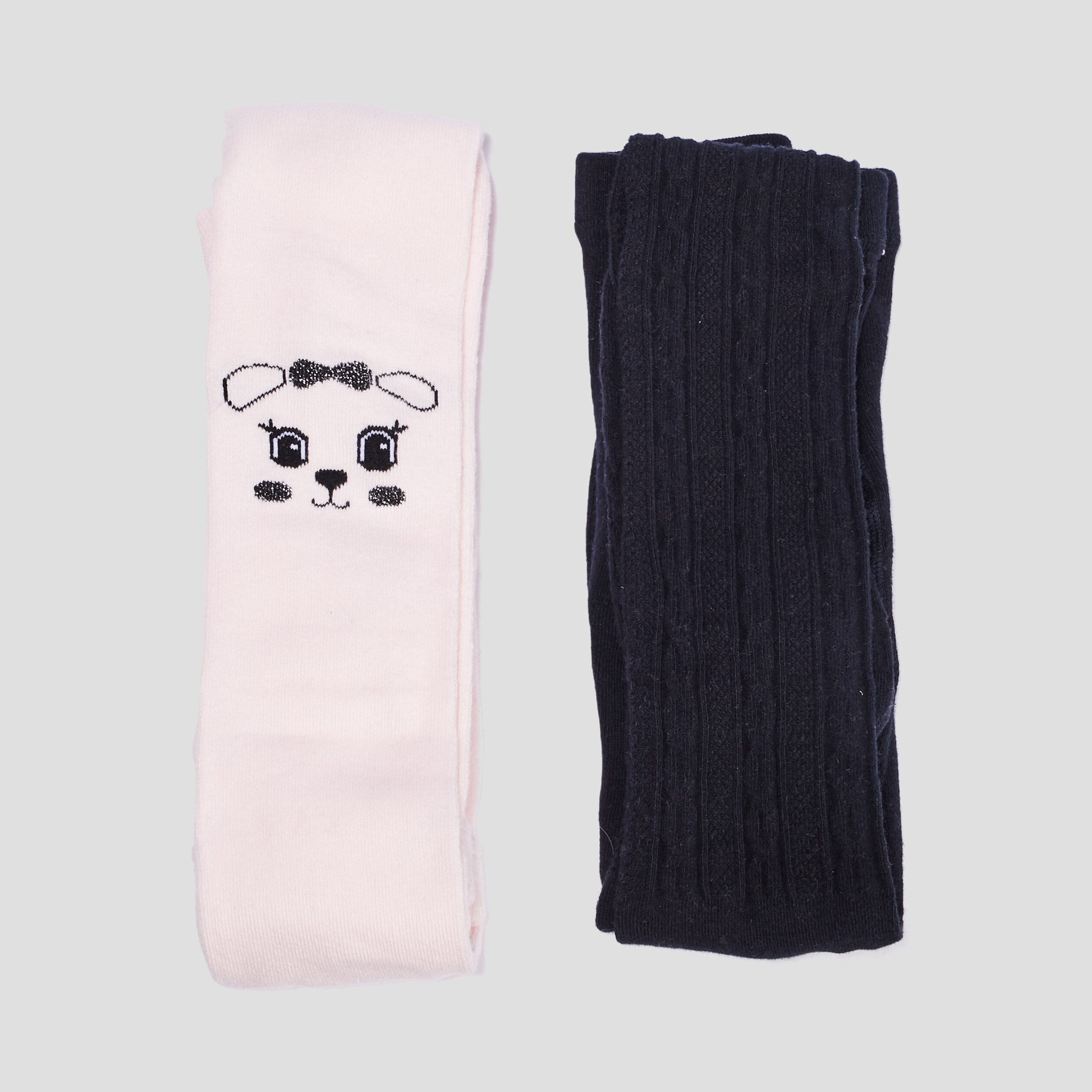 Lot 2 collants multicolore fille | La Halle