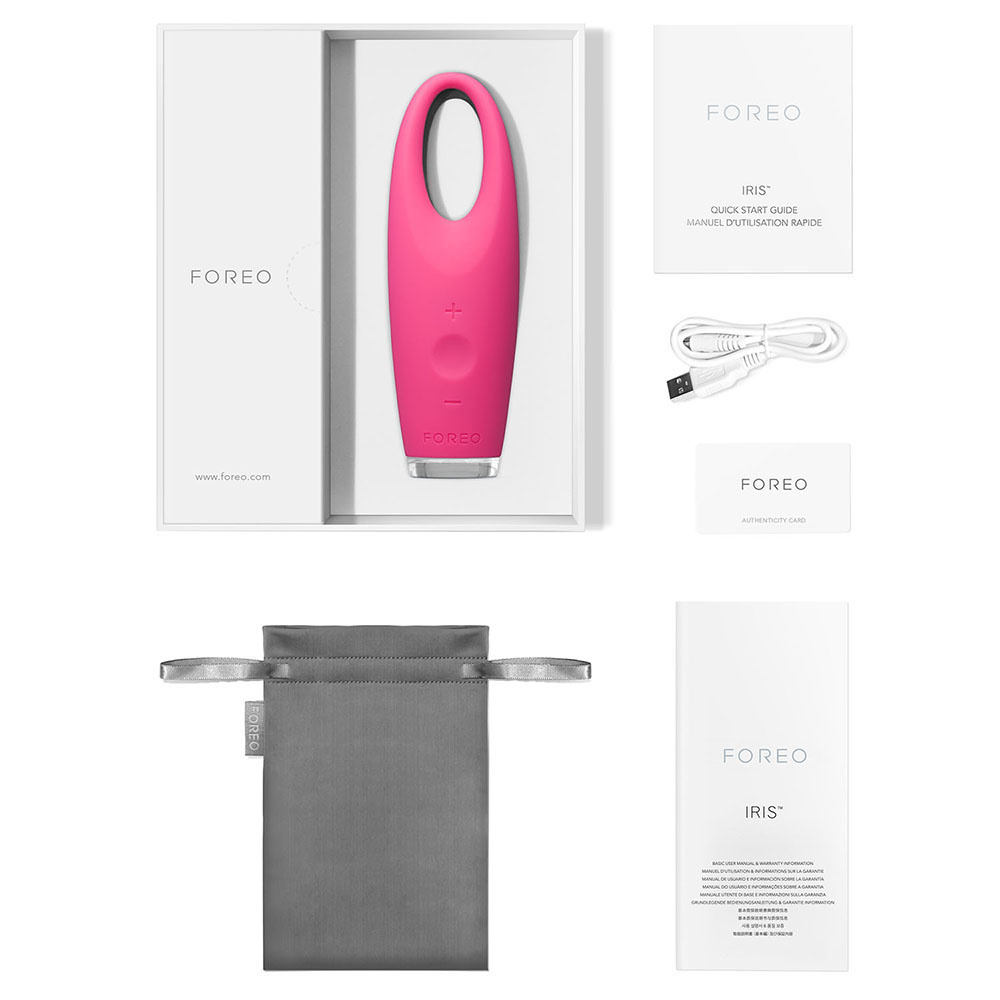 foreo IRIS Eye Massager Magenta Appareil de soin contour des yeux