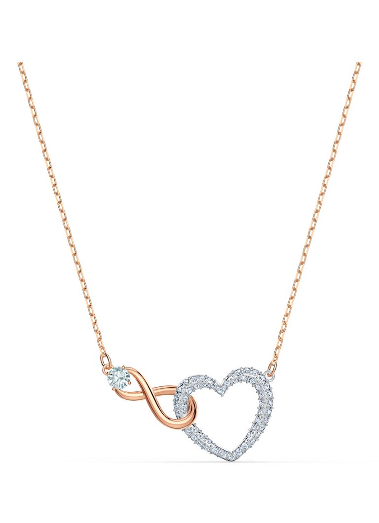 Collana Swarovski con pendente e cristallo