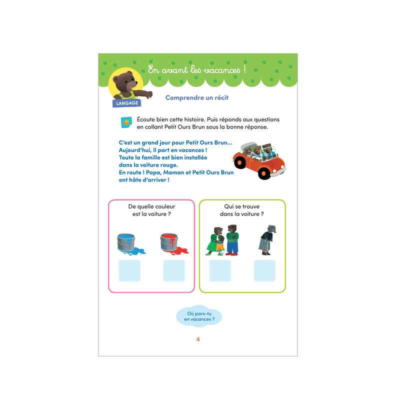 Livre Mon cahier maternelle PS - Nathan Jeunesse