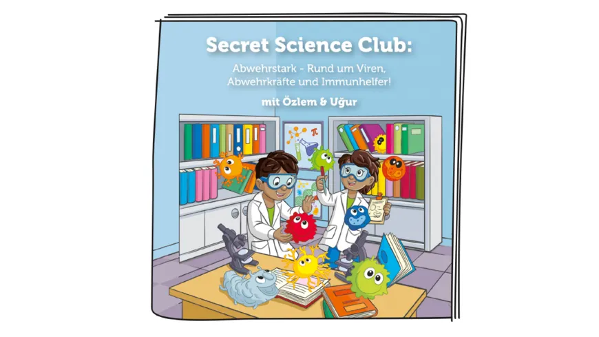 tonies - Hörfigur für die Toniebox: Secret Science Club: Abwehrstark - Rund um Viren, Abwehrkräfte und Immunhelfer!