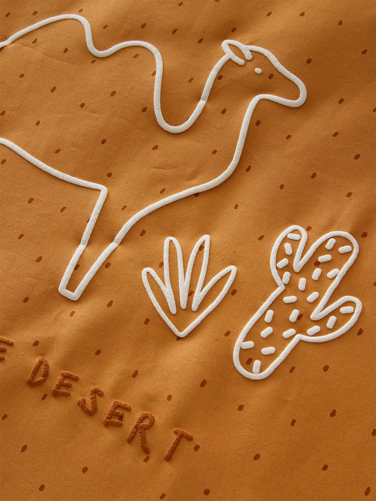 Vertbaudet Baby Bettbezug ohne Kissenbezug WILD SAHARA - hellbraun