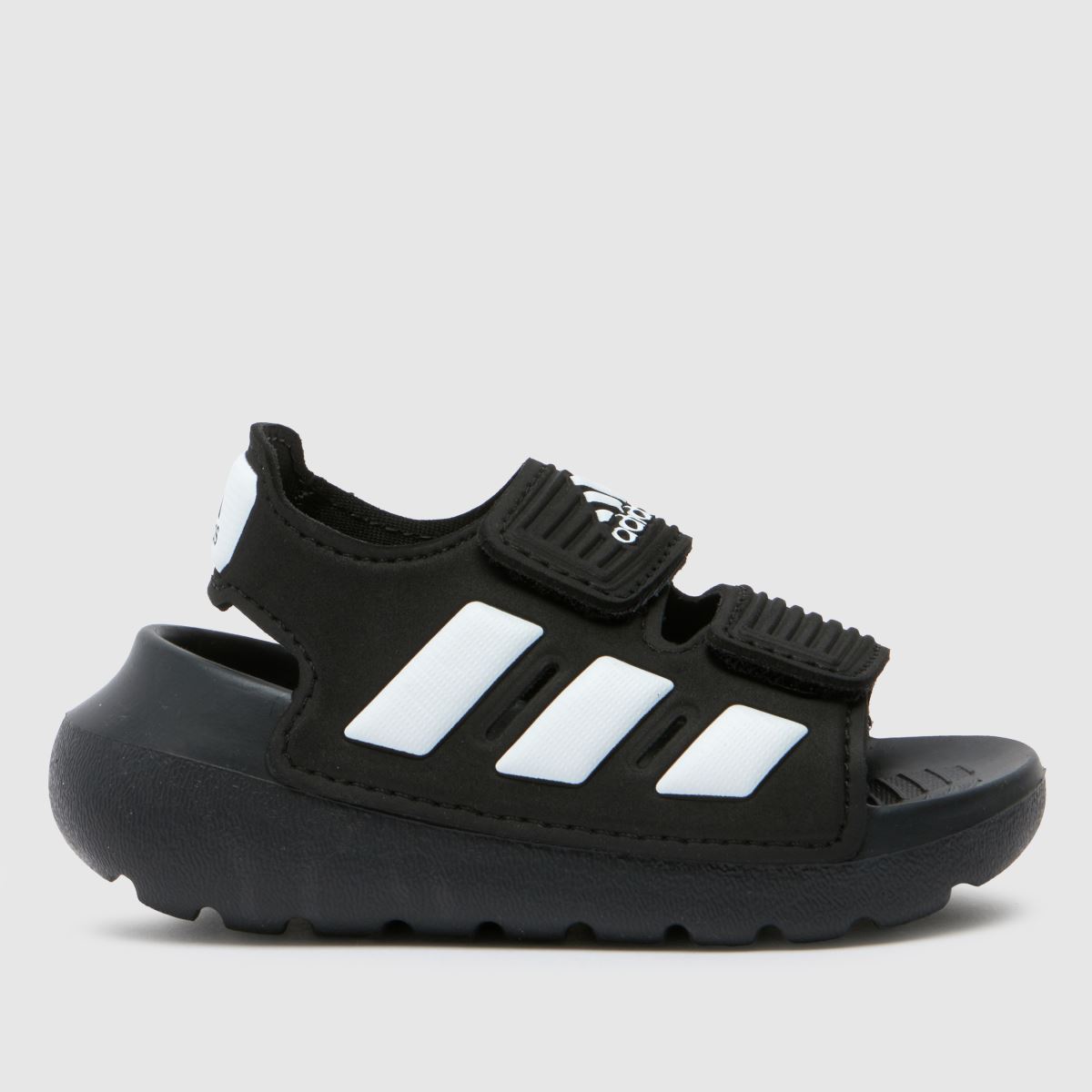 adidas svarta och vita Altaswim 2.0 sandaler för småbarn