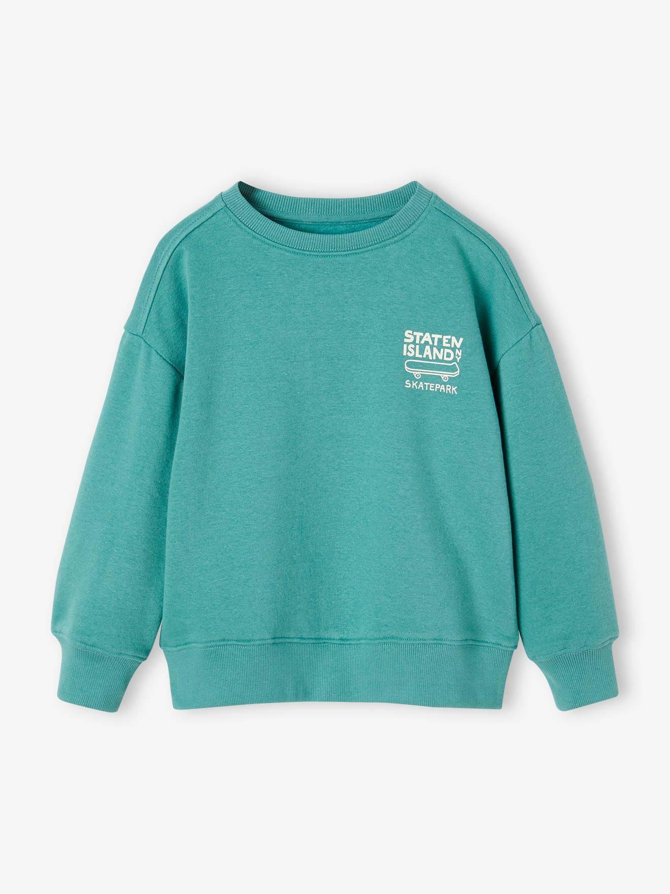 Vertbaudet Jungen Sweatshirt BASIC Oeko-Tex - türkis