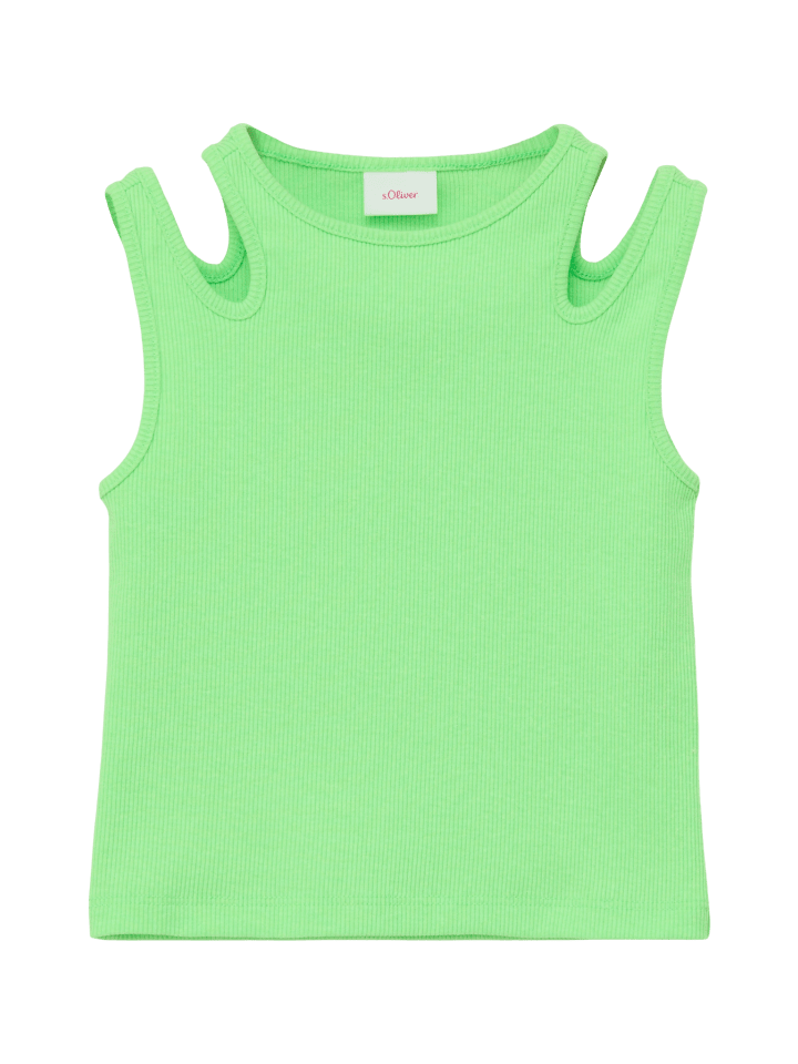 s.Oliver T-Shirt ärmellos in Grün günstig kaufen