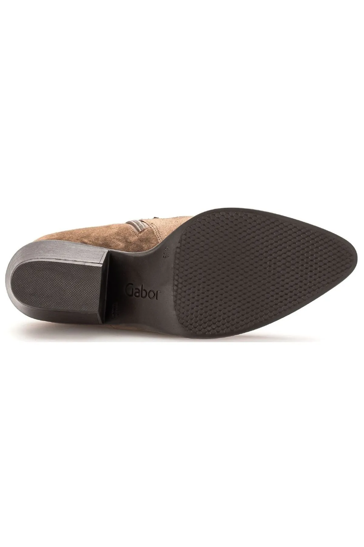 GABOR  Stiefelette - Braun - Blockabsatz